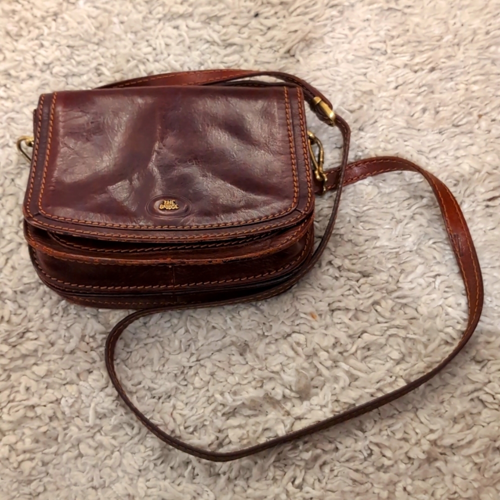 The Bridge leather cross-body bag